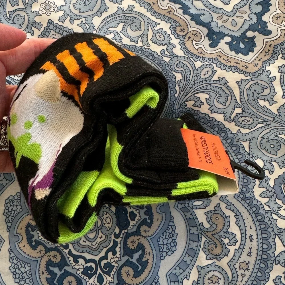 Halloween Novelty Knee Length Socks - 3 Pair